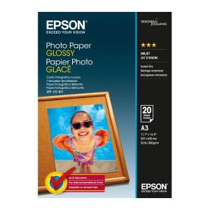 Fotografický papier Epson lesklý A3, 20 listov, 200g/m2, lesklý povrch - Epson