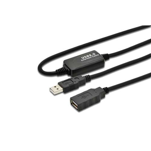 Wiretek - Aktív USB Hosszabbító A-A kábel - 10M