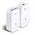 TP-Link TL-WPA8033P KIT Powerline Adapter Starter Kit, 2x2 MIMO, 1300 Mbps, 3 Gigabit Ports, Durchgangsbuchse
