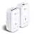 TP-Link TL-WPA8033P KIT Powerline Adapter Starter Kit, 2x2 MIMO, 1300 Mbps, 3 Gigabit Ports, Durchgangsbuchse