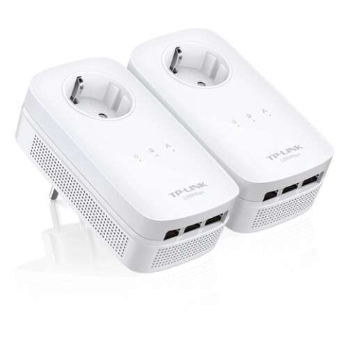 TP-LINK TL-PA8030P KIT1200Mbps Passthrough Powerline Adapter Kit