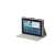 RivaCase Orly 3017 beige universal tablet case for 10.1 inch tablets, open view with tablet
