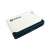 Sandberg Multi Card Reader, white USB card reader with black accents, angled view
