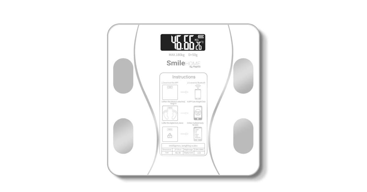 SmileHOME by Pepita smart personal scale #pink