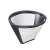 Westmark permanent coffee filter, stainless steel mesh, black plastic frame, for 8-12 cups
