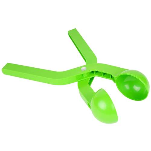 Green snowball maker, easy to use, fun for kids, winter fun