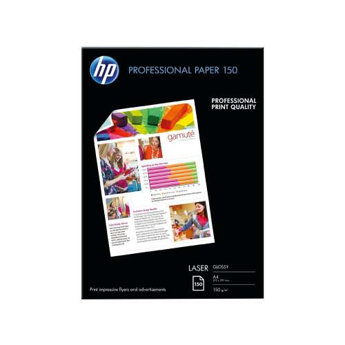 HP Professional Paper 150, A4, гланциран, 150 g/m², хартия за лазерни принтери, качество на печат