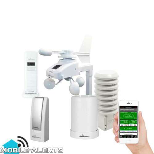 Technoline Mobile-Alerts Pametna meteorološka stanica Starter Kit s senzorima brzine vjetra, smjera vjetra, temperature, vlage i oborina
