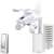 Technoline Mobile-Alerts Smart Home Weather Station Starter Kit with wind speed, wind direction, temperature, humidity, and rainfall sensors