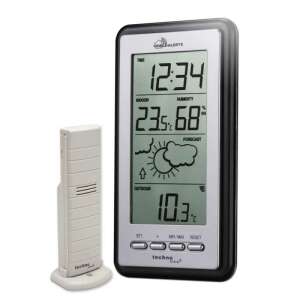 Technoline MA10430 weather station with indoor and outdoor temperature and humidity sensors, wireless remote sensor, Mobile Alerts app compatible - Weather Station
