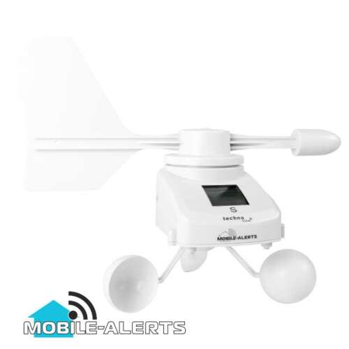 Technoline MA10660 Windgeschwindigkeits- und Windrichtungssensor für Mobile Alerts Smart-Home-System