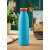 LEITZ Cosy thermos bottle, blue, 500 ml, stainless steel, double walled, vacuum insulated, leak proof, dishwasher safe, BPA free, non-slip, keeps drinks hot for 7 hours and cold for 15 hours