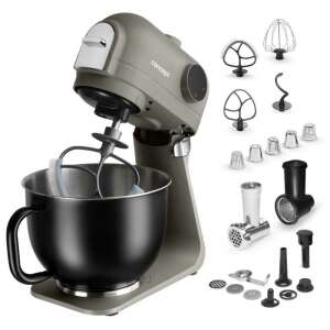 Concept RM7510 Višenamjenska kuhinjska mašina, taupe, sa svom priborom, uključujući mutilicu, kuka za tijesto i mlin za meso - Kuhinjski robot, Stroj za tjesteninu, Ručna sjeckalica, Mašina za mljevenje mesa i Ručni mikser