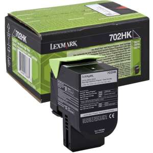 Lexmark 702HK Black High Yield Return Program Toner Cartridge for CS410, CS510, CS510n, CS510dn, CS510dtn printers - Office technology