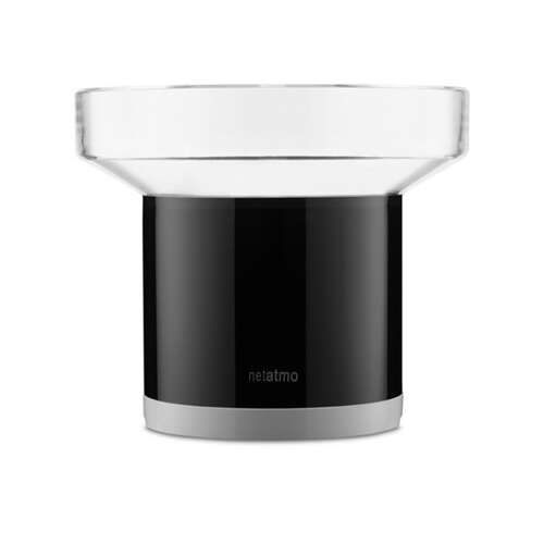 Moduł deszczomierza Netatmo Weather Station, czarny, do dokładnego pomiaru opadów