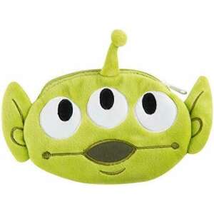 Toy Story Alien Plush Pencil Case, green, zippered, 3 eyes - Pencil Case