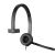 Logitech H570e USB Mono Fekete Fejhallgató, ferde nézet