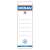 Donau 54 x 153 mm öntapadós cserecímke iratrendezőhöz, 20 db/csomag