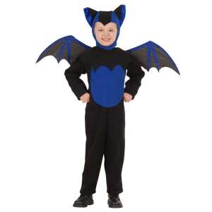 Fledermauskostüm für Jungen - Blau-Schwarz - Größe 128 80408752 - Widmann