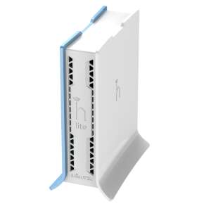 MikroTik hAP Lite RB941-2nD-TC vezeték nélküli router, oldalnézet - Wi-Fi router, adapter