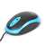 Omega OM06VBL Black and Blue USB Mouse