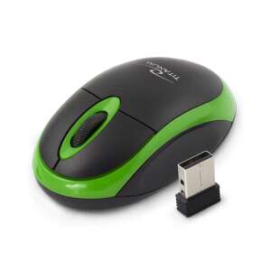 Șoarece wireless Esperanza Titanum Vulture, verde, vedere de sus - Esperanza Mouse