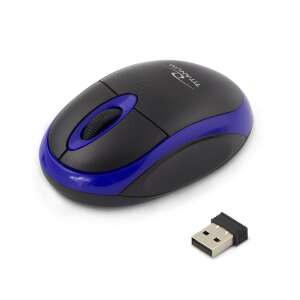 Esperanza Titanum Vulture wireless optical mouse, blue and black, top view - Mouse