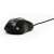Titanum Hornet wired optical mouse, black, side view