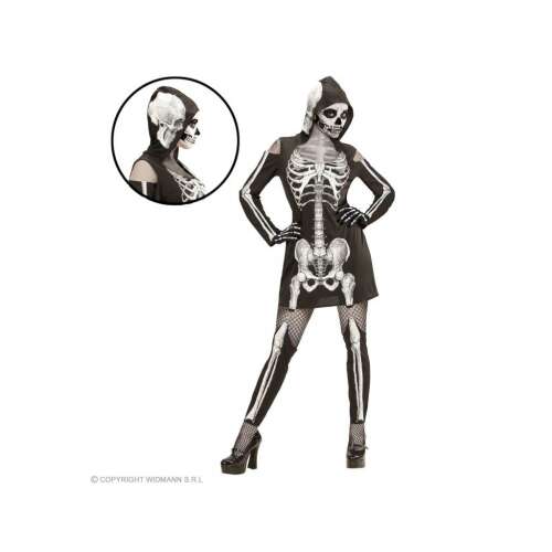 Női Csontváz Jelmez - L Méret 69630421