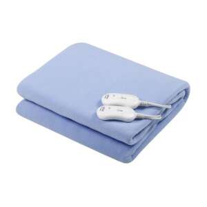 Gallet CCH160 electric heated blanket, blue, 140x160cm, with remote control, 3 heat settings - Electric Blanket Warmer