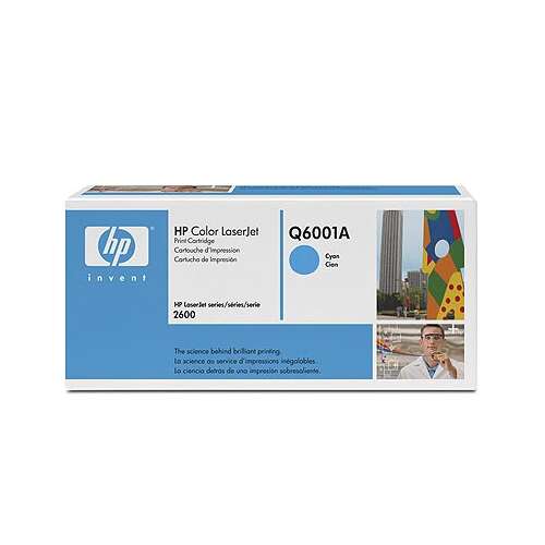 HP Color LaserJet Q6001A Cián Toner Kazetta HP LaserJet 2600 sorozatú nyomtatókhoz - HP
