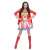 Super Hero Girl női jelmez, M-es méret, elölnézet