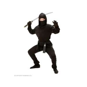 Fekete Ninja fiú jelmez 164-es méretben 80409441 
