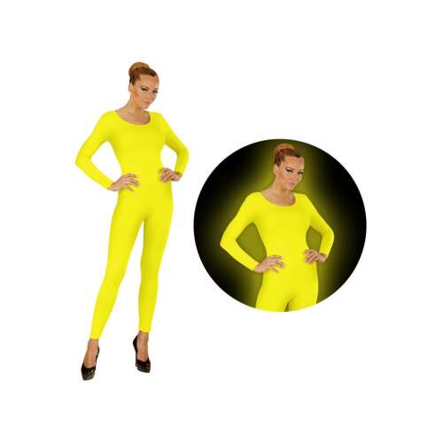 Neon sárga body női jelmez XL-es méretben - Öltözködés kiegészítő