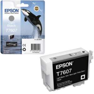 Epson T7607 Light Black Tintenpatrone, 25,9ml - Epson