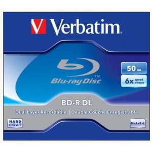 Verbatim 50GB BD-R DL 6x Blu-ray lemez normál tokban 73769458 