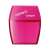 Maped Shaker double hole pencil sharpener, pink with silver accents