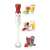 Bosch ErgoMixx 450W hand blender, white and red, with usage examples