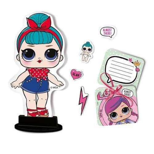 LOL Surprise Titkos Üzenetek Játékbábával, gyűjthető baba titkos üzenetekkel és kiegészítőkkel