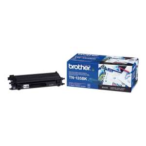 Brother TN-135BK Black Toner Cartridge, high yield, up to 5000 pages - Office technology