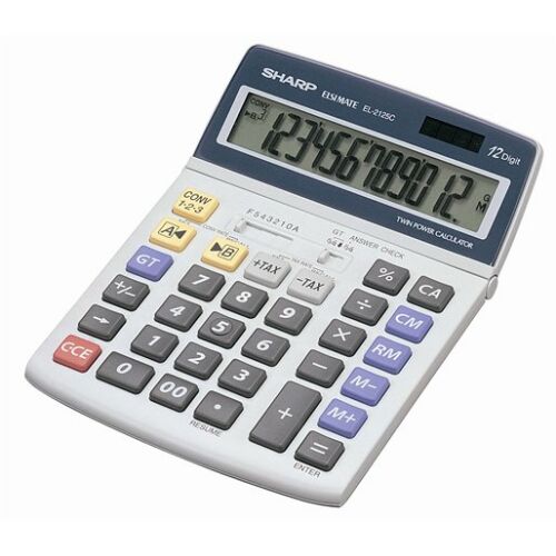 Sharp EL-2125C Asztali Számológép 139972413 - Sharp