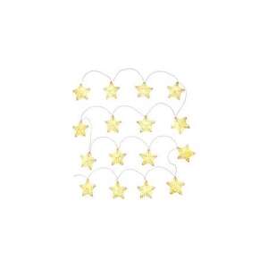 Retlux warm white wired LED string light with 16 bulbs 3,3m - Star