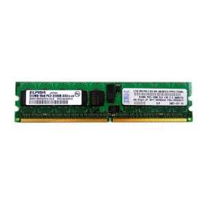 Elpida 512MB /400 DDR2 Reg ECC RAM 69657854 