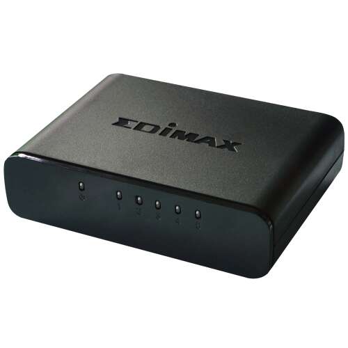 Edimax ES-3305P Switch desktop Fast Ethernet cu 5 porturi, negru