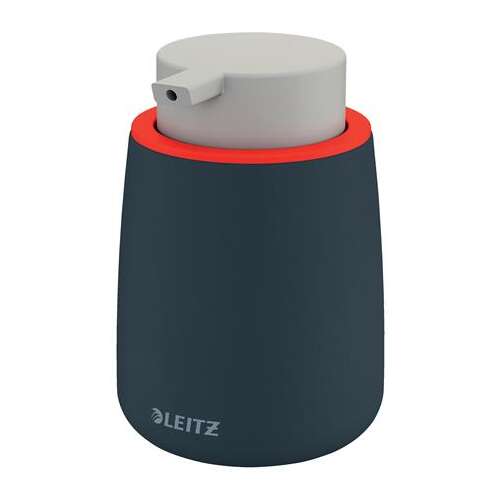 Dispenser de săpun lichid și dezinfectant Leitz Cosy, 300 ml, gri închis