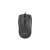 Mouse USB cu fir Natec Hoopoe 2, negru, vedere de sus, design ergonomic