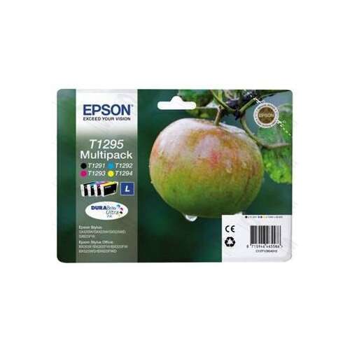 Wkład atramentowy Epson T1295 Multipack, czarny, cyjan, magenta, żółty, 32,2ml