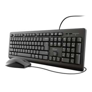 Trust Primo wired keyboard and mouse combo, black, US layout - Keyboard