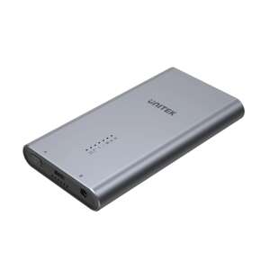 Unitek SolidForce M.2 USB 3.2 Gen2 külső SSD ház, ezüst, ferde nézet - Unitek