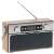 Radio Bluetooth Camry CR 1183 z drewnianym korpusem i zegarem cyfrowym